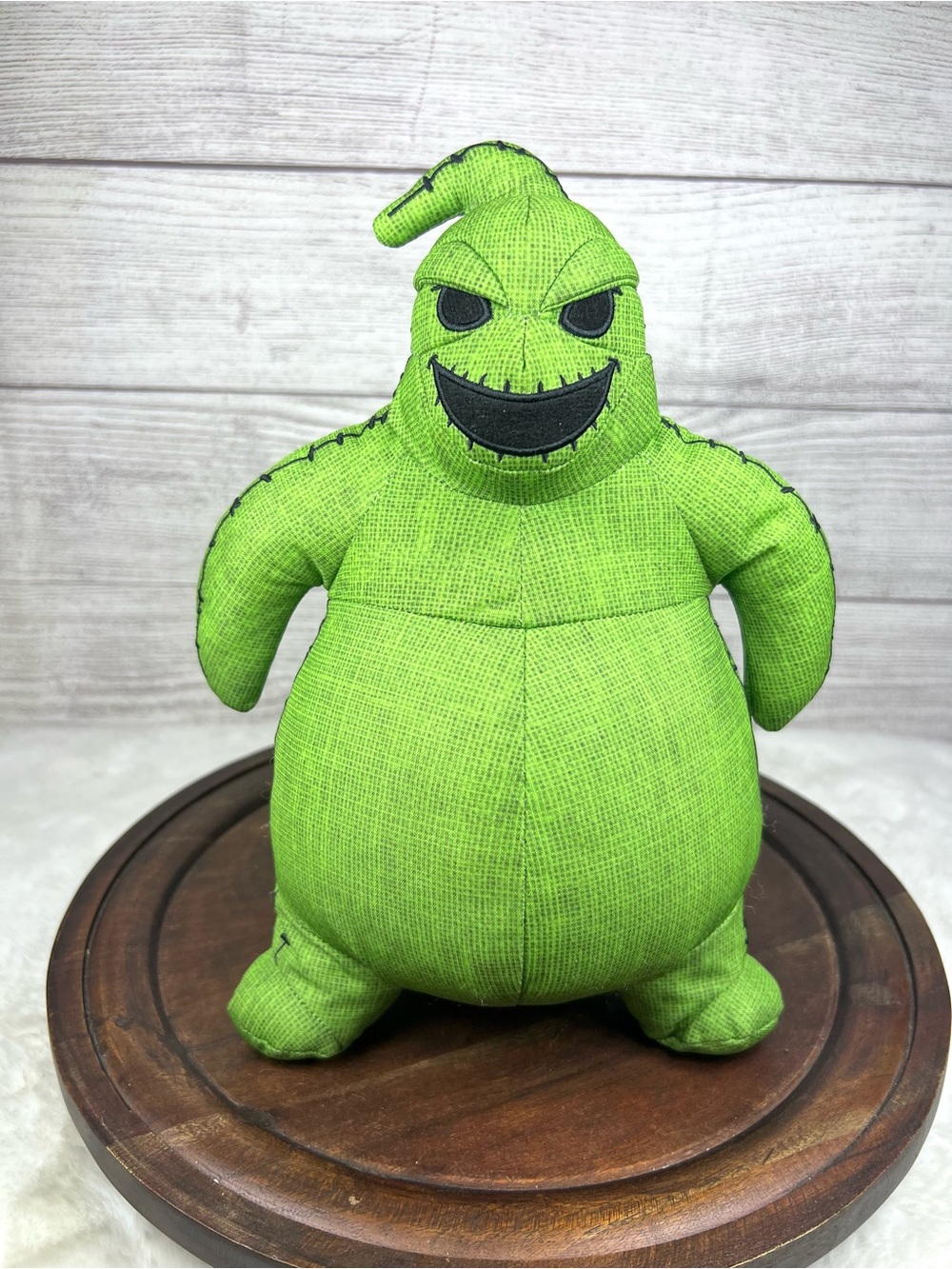 Disney Oogie Boogie Man Plush Green Nightmare Before Christmas Tim Burton 12”